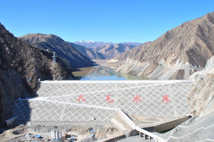 局青海省黄南州扎毛水库工程顺利实现首次蓄水目标